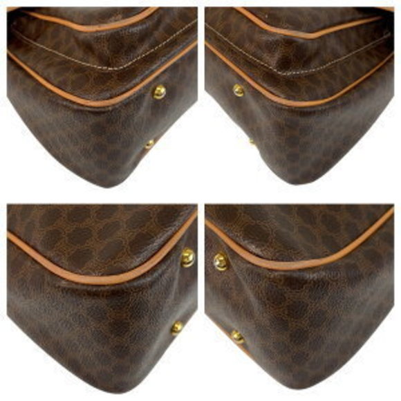 Celine Brown Handbag Leather Macadam - Picture 3 of 9